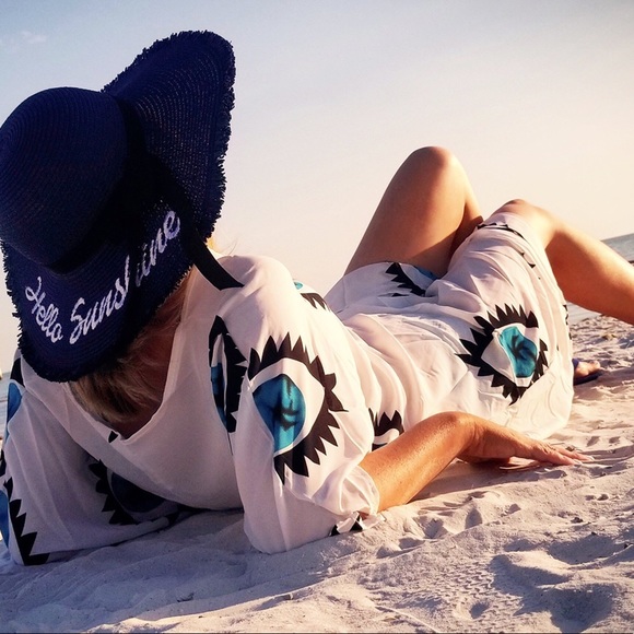 Evil Eye Swimsuit Cover Up - Picture 6 of 6